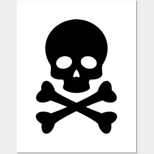 Skull and crossbones Posters and Art